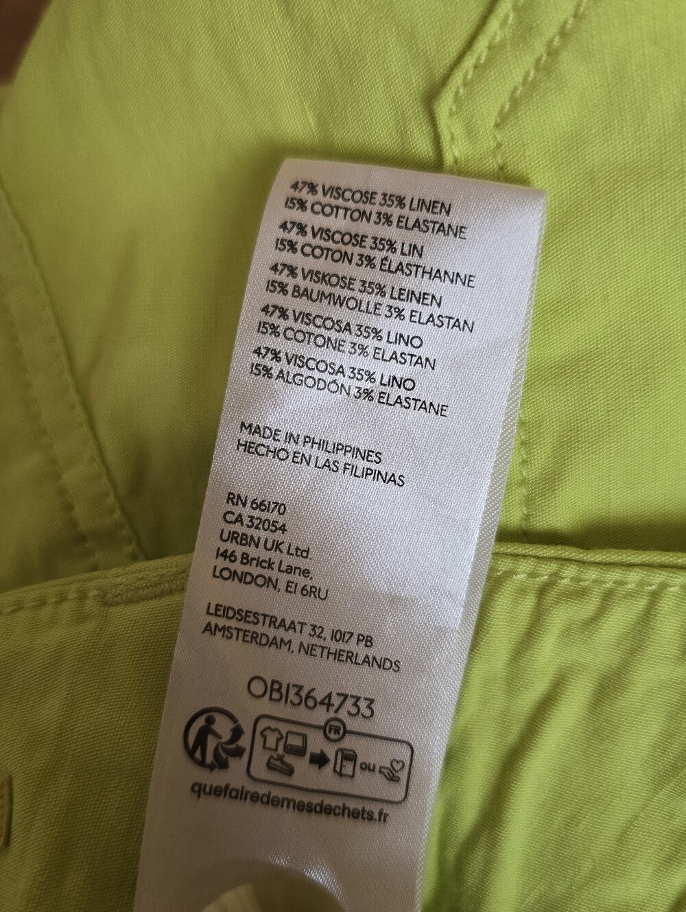 Maeve Colette Crop Wide Leg Pants Lime Green Magic Fabric 25 - Picture 6 of 14